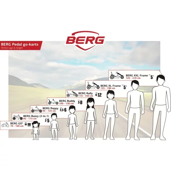 Berg Go-Kart Black Edition XXL-BFR