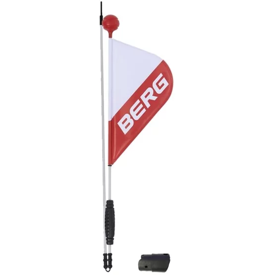 Berg Safety Flag S/M for Buzzy & Reppy Go-Karts (incl. mounting bracket)