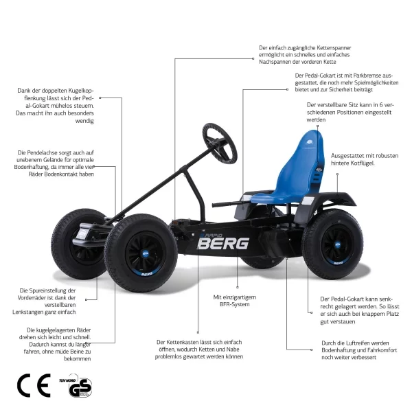 Berg Go-Kart B.Rapid BFR Blue